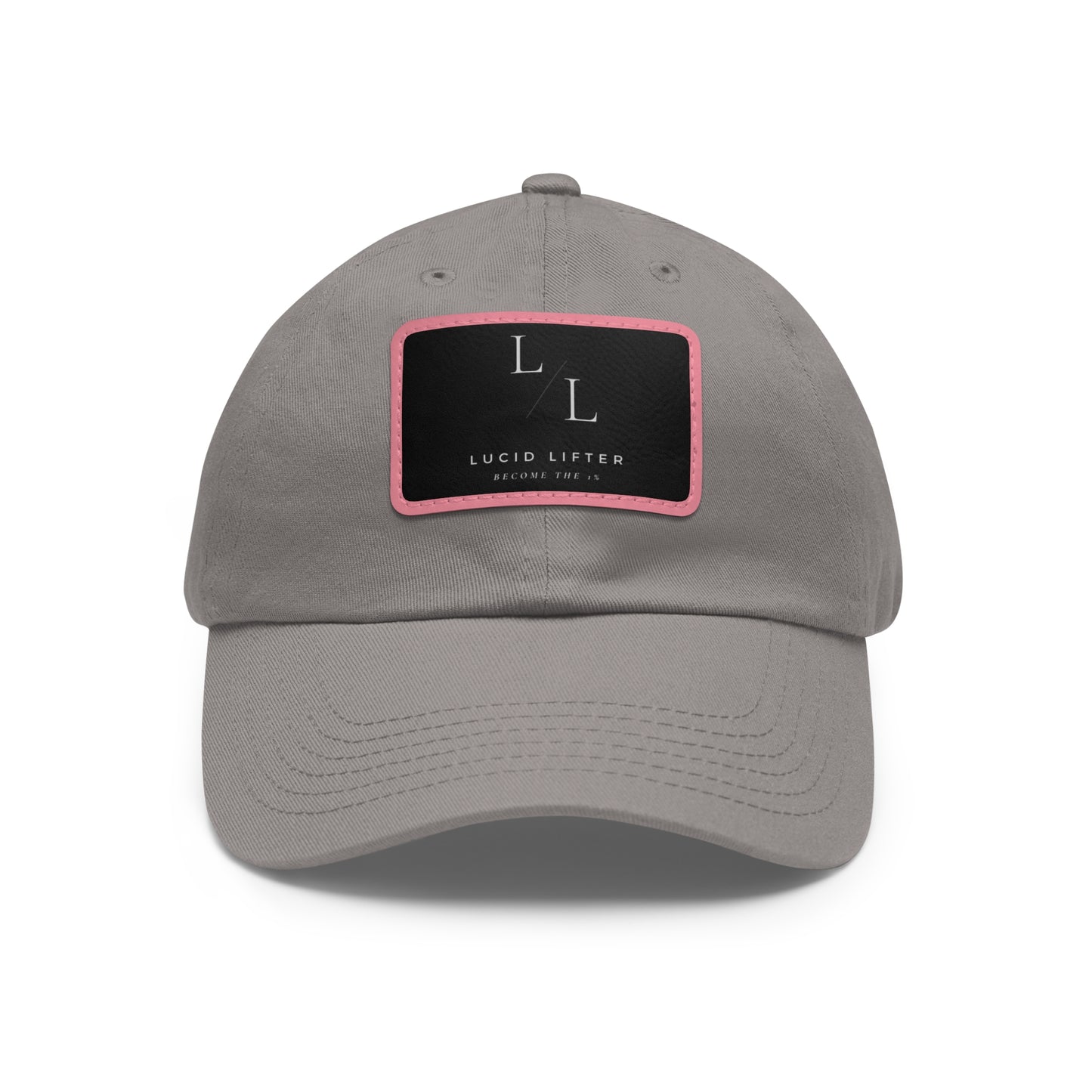 Dad Hat with Leather Patch (Rectangle)